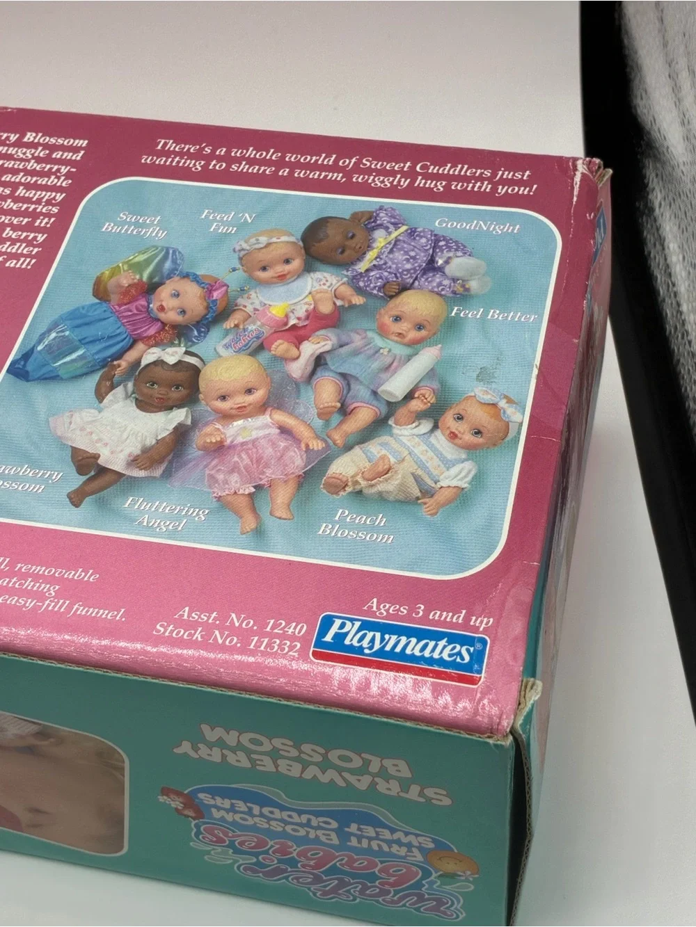 2000 Water Babies Strawberry Blossom Sweet Cuddlers Doll New Open Box Rare Vtg